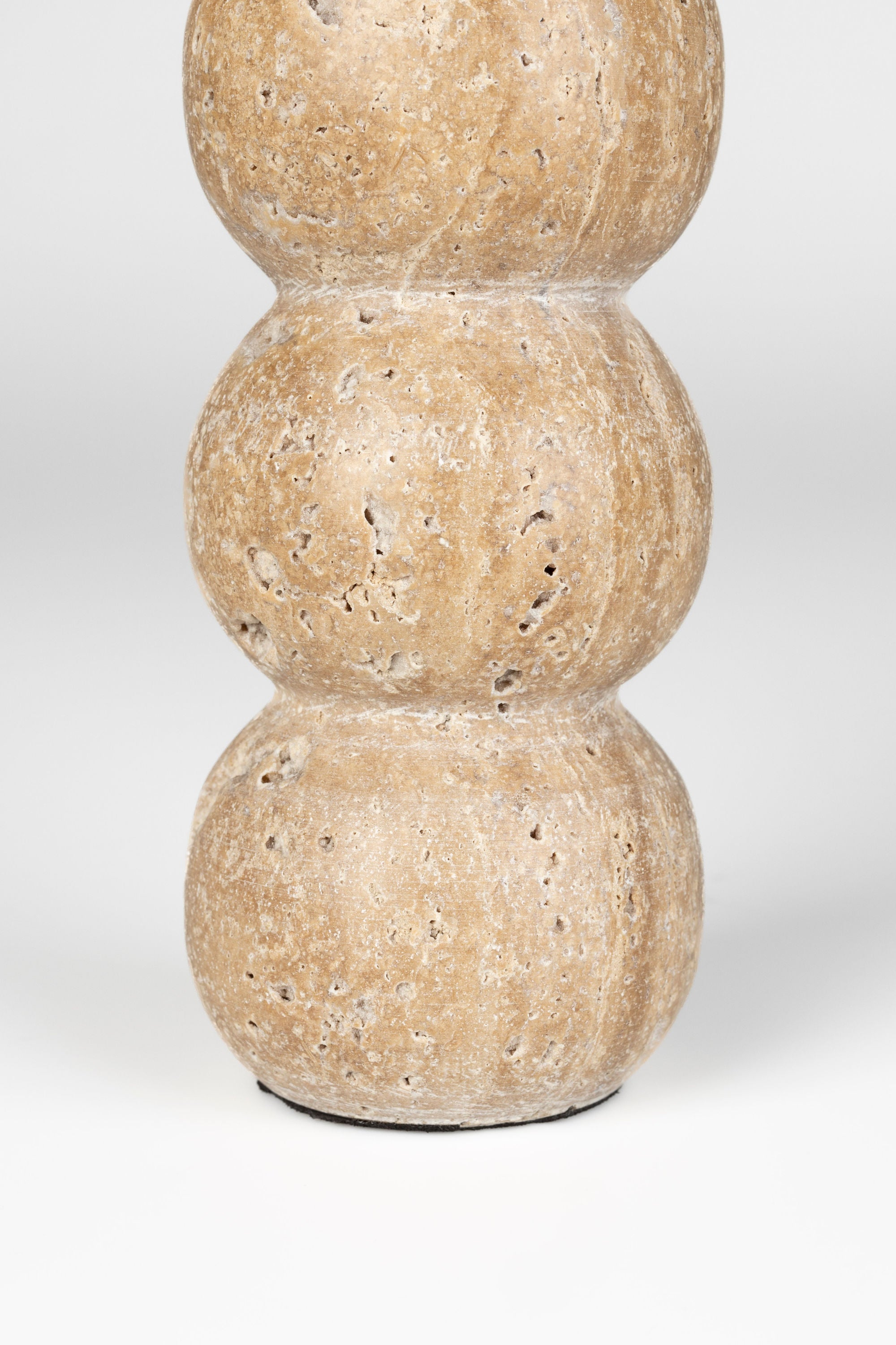 Zuiver Rome Travertine Stacked Balls Candle Holder